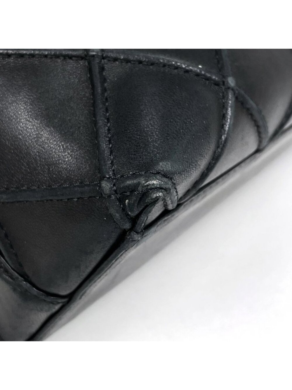 Chanel Cosmos Line Tote CC Logo Leather Black - Picture 3 of 11